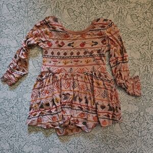 Little Sleepies Harvest Fair Isle Long Sleeve bodysuit 	Harvest Fair Isle